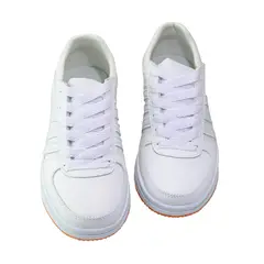 GENERICO - Tenis Colegial Genérico Cuero Amarrar Unisex