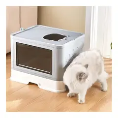 AFM - Arenera Para Gatos Desarmable Con Rascador