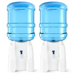 CHEF MASTER - Set x2 Soporte Botellón Agua Plástico Válvula Dispensadora