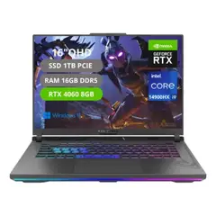 ASUS - PORTATIL ROG STRIX G16 INTEL CORE I9 14900HX RAM 16GB SSD 1TB RTX 4060 8GB