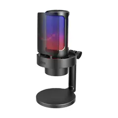 FIFINE - A8 Micrófono Gamer Rgb Usb Color Negro