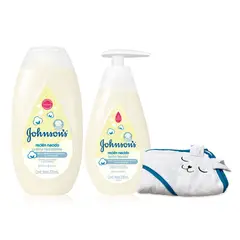 JOHNSON'S BABY - Kit Recién Nacido Baño Líquido + Hidratante Johnsons® Baby
