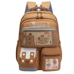 ZHOPI CO - Mochila Con Diseños Estampados De Capibara Para Niños