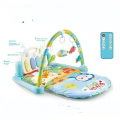 MY NEW BABY - Gimnasio Para Bebe Tapete Piano Musical Luces Bluetooth