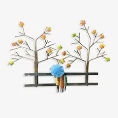 22 GRADOS DECORACION - Aplique Printemps en Cold Rolled 69x43cm