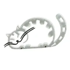 22 GRADOS DECORACION - Aplique decorativo Gato en Cold Rolled