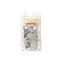 INFANTILES CAJUROMIX - Cortina Plateada de Flecos para Fondos Elegantes y Modernos