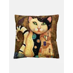 GENERICO - Funda de Cojín Gatos 45x45 cm Multicolor