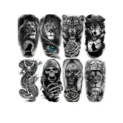 AMERICAN GENERICS - 2 Unidads Tatuaje Temporal 3d Larga Duración Varios Modelos