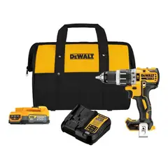 DEWALT - Taladro Percutor 12 20V BL cBatería Powerstack