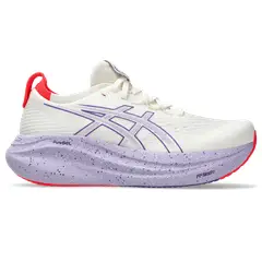 ASICS - Gel-Nimbus 27 Tokyo Tenis beige de mujer para correr