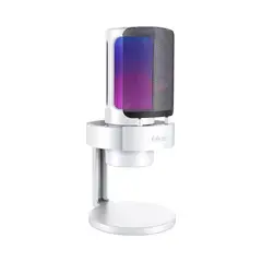 FIFINE - A8 Micrófono Gamer Rgb Usb Color Blanco