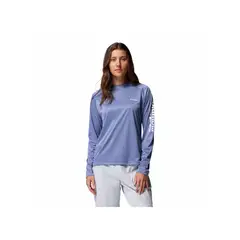 COLUMBIA - Camiseta Mujer TIDAL TEE II LONG SL Purpura