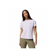 COLUMBIA - Camiseta Mujer SUN TREK SS II Lavanda