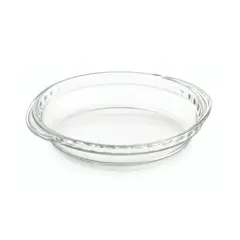 PYR O REY - Refractaria Redonda Pie En Vidrio 25 CM