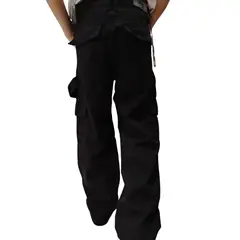 RAMBED - Pantalón Cargo Niño En Drill Con Cintura Ajustable
