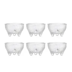 LIBBEY - SET X 6 BOWL FROST MOLCAJETE - 10.9CM / 4.3 1800028