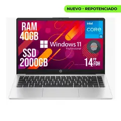 HP - PORTATIL CORPORATIVO 240 INTEL CORE I5-1334U SSD 2TB RAM 40GB 14 FHD W11 PRO