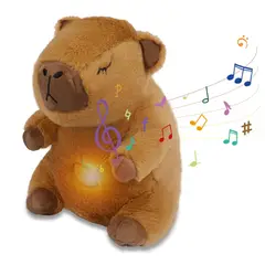 GENERICO - Peluche Capibara Respira Y Tranquiliza Sonido Musical