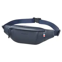 MULTIPLACE COLOMBIA - Canguro Manos Libres para Hombre en Cuero Sintético-