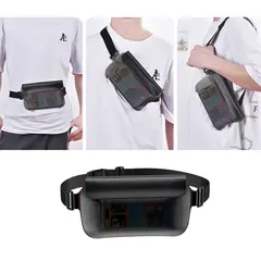 MULTIPLACE COLOMBIA - Canguro Impermeable para Playa Lluvia Piscina Negro