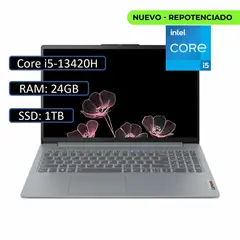 LENOVO - PORTATIL SLIM INTEL CORE I5-13420H RAM 24GB SSD 1TB WIN11 HOME