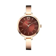 CURREN - Reloj 9012 Para Mujer Analogo Elegante de Acero