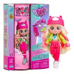 IMC TOYS - Cry Babies Bff Hannah Muñeca De Moda Con Más De 9 Sorpresas