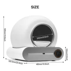 ORIGINAL HEALTH - Arenero Automático Para Gatos Con App Y Conexión Wifi