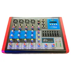 GENERICO - Mixer Consola Vp6 Audioking 6 Canales Bluetooth Usb
