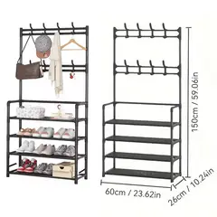 ZOCOCIO - Perchero Organizador Multifuncional Con Zapatero