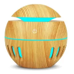 COLME TECHNOLOGY HOME - Difusor Humidificador de Aromaterapia Grano De Madera 130ml