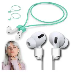 GENERICO - Correa Magnética Antipérdida para Airpods Menta