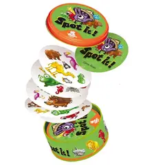 MIELTECH - Juego Cartas Spot It Mesa Pilo Aguilidad Mental Animales