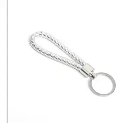 GENERICO - Llavero De Cuero Trenzado Multicolor Regalo Perfecto Llaves