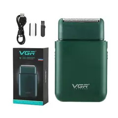 VGR - Afeitadora Eléctrica Rasuradora V-390 Recargable