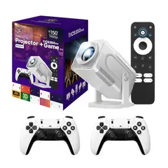GENERICO - Proyector Video Beam 4k Wifi Gamer Hd 5000 Lumens HCS350