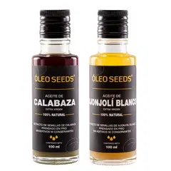 GENERICO - KIT ACEITE DE CALABAZA + AJONJOLI BLANCO OLEO SEEDS