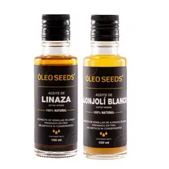 GENERICO - KIT ACEITE DE LINAZA + AJONJOLI BLANCO OLEO SEEDS
