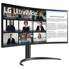 LG - Monitor Curvo 34 UltraWide QHD VA 100Hz 5ms GTG 34WR55QK-B