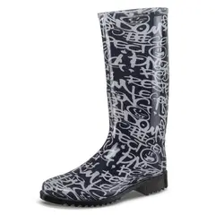 CROYDON - Botas Lluvia Rim Negro para Mujer