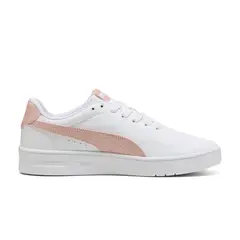 PUMA - Tenis Deportivos Marca Court Lally Blanco/Rosa Mujer