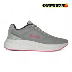 FILA - Tenis Ws Frama Mujer-Gris/Rosado