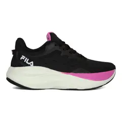 FILA - Tenis Ws Berso Mujer-Negro/Rosado