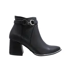 GENERICO - Botín Puntudo Para Mujer Tacón 612