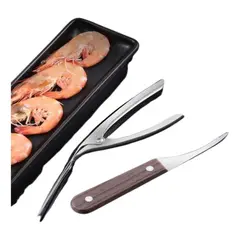 GENERICO - Herramienta para Pelar y Desvenar Camarones Utensilio de Cocina