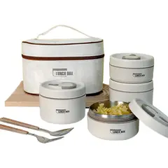 MILOPTS - Lunch Box Lonchera Termica Portacomidas Acero Inoxidable