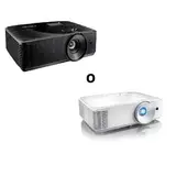 OPTOMA - Proyector Video Beam 3800 Lm XGA Negro o Blanco