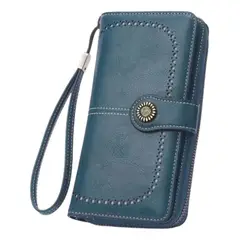 GENERICO - Cartera Monedero Largo Retro Vintage Para Mujer Elegante
