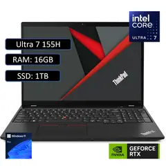 LENOVO - PORTATIL THINKPAD P16 ULTRA 7 155H RAM 16GB SSD 1TB WIN11 PRO RTX 500